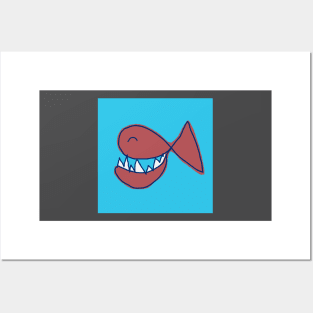 SMILING FISH Posters and Art